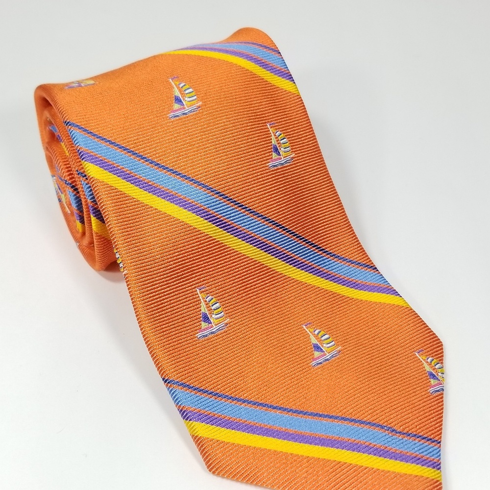 Brooks Brothers Makers Nautical Tie 100% Silk